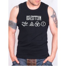 LED ZEPPELIN LOGO Мъжки потник LED ZEPPELIN LOGO Мъжки потник